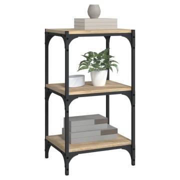 Book Cabinet Sonoma Oak - Stylish Storage Solution | Hipo Market