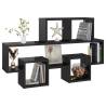 Car-shaped Wall Shelf - High Gloss Black | HipoMarket UK