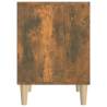 Elegant Smoked Oak Bedside Cabinet - 40x35x50 cm | HipoMarket