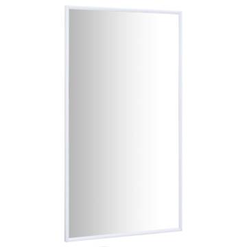 Mirror White 100x60 cm - Minimalist Home Decoration