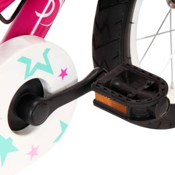 Kids Bike 16 inch Black and Pink - Stylish & Sturdy