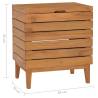 Laundry Basket 40x30x45 cm Solid Teak Wood - Hipomarket