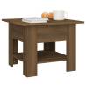 Stylish Brown Oak Coffee Table 55x55 cm - Hipomarket