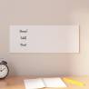 Wall-mounted Magnetic Board White 50x20 cm Tempered Glass Colour white Size 50 x 20 cm Model without accessories 