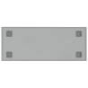 Wall-Mounted Magnetic Board - White Tempered Glass 50x20 cm