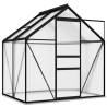 Greenhouse Anthracite Aluminium 2.47 m² - Ideal for Hobby Gardening