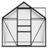 Greenhouse Anthracite Aluminium 2.47 m² - Ideal for Hobby Gardening