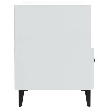 High Gloss White Bedside Cabinet | Stylish & Functional Storage