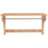 Rustic Towel Rack - Solid Walnut Wood | 60x30x35 cm