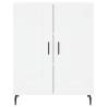 Stylish Highboard White 69.5x34x180 cm - Hipomarket