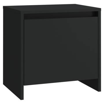 Elegant Black Bedside Cabinets Set - 2 pcs - HipoMarket