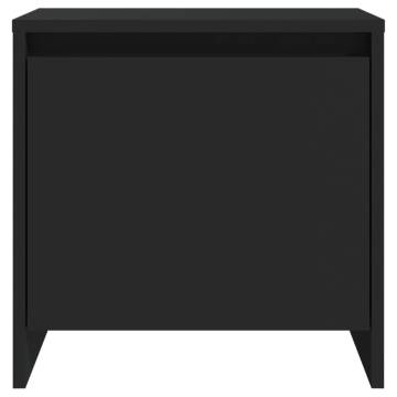 Elegant Black Bedside Cabinets Set - 2 pcs - HipoMarket