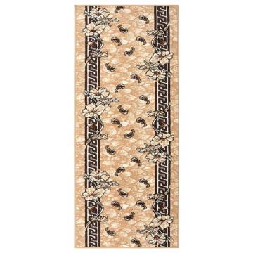 Elegant Beige Runner Rug 100x250 cm - Perfect for Any Room