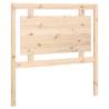 Rustic Solid Pine Wood Bed Headboard - 95.5x4x100 cm