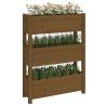 Planter Honey Brown 77x25x104.5 cm Solid Wood Pine | HipoMarket