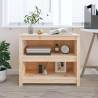 Book Cabinet 80x35x68 cm Solid Wood Pine Colour natural Quantity in Package 1 Height 68 cm Width 80 cm 