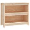 Book Cabinet 80x35x68 cm – Solid Pine Wood Storage Solution