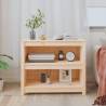 Book Cabinet 80x35x68 cm – Solid Pine Wood Storage Solution