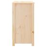 Book Cabinet 80x35x68 cm – Solid Pine Wood Storage Solution