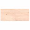 Untreated Solid Wood Oak Tabletop - 140x60 cm | Hipomarket