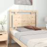 Rustic Solid Pine Wood Bed Headboard - 95.5x4x100 cm