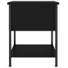 Elegant Black Bedside Table | 34x35.5x45 cm | Hipomarket