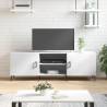 TV Cabinet White 150x30x50 cm Engineered Wood Colour white Quantity in Package 1 