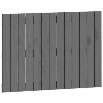 Elegant Grey Wall Headboard - Solid Pine Wood | HipoMarket