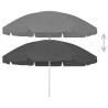 Stylish Beach Umbrella Anthracite - 240 cm | HipoMarket