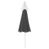 Stylish Beach Umbrella Anthracite - 240 cm | HipoMarket