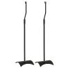 Universal Speaker Stand Black 2 pcs Colour black Size 19 x 19 x 84-110 cm 