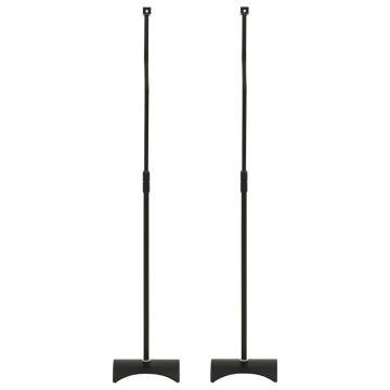 Universal Speaker Stand Black - 2 pcs for Home & Studio