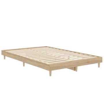 Sonoma Oak Bed Frame 120x190 cm - Small Double | Hipo Market