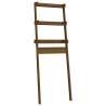 Stylish Honey Brown Toilet Rack - Solid Pine Wood 63.5x32x179 cm