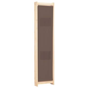 Stylish 3-Panel Brown Room Divider - 120x170 cm | HipoMarket