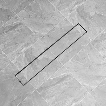 Linear Shower Drain 730x140 mm - Stylish Stainless Steel Design