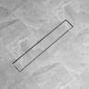 Linear Shower Drain 730x140 mm Stainless Steel Size 73 x 14 cm Model tile insert 