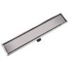 Linear Shower Drain 730x140 mm - Stylish Stainless Steel Design