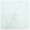 Table Top White 40x40 cm 6 mm Tempered Glass with Marble Design Colour white Size 40 x 40 cm Quantity in Package 1 