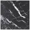 Table Top Black 70x70 cm 6 mm Tempered Glass with Marble Design Colour black and white Size 70 x 70 cm Quantity in Package 1 