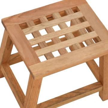 Solid Walnut Step Stool - 29x22.5x25.5 cm | Hipo Market