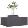 Floating Nightstands 2pcs - High Gloss Grey | HipoMarket