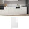 Dishwasher Panel High Gloss White 45x3x67 cm Engineered Wood Colour high gloss white Quantity in Package 1 Model 1x dishwasher panel 45 cm Number of 