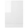 High Gloss White Dishwasher Panel - 45x3x67 cm | HipoMarket