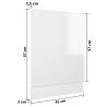 High Gloss White Dishwasher Panel - 45x3x67 cm | HipoMarket