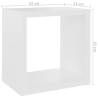 Wall Cube Shelves Set - 6 pcs White | Hipomarket UK