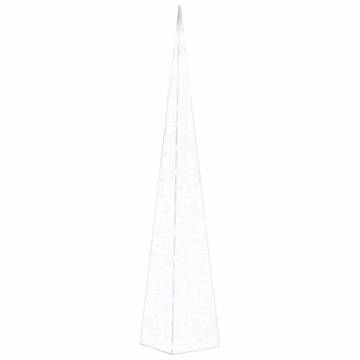 Acrylic LED Light Cone - Cold White, 120 cm | HipoMarket