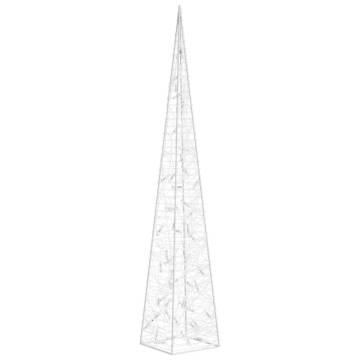 Acrylic LED Light Cone - Cold White, 120 cm | HipoMarket