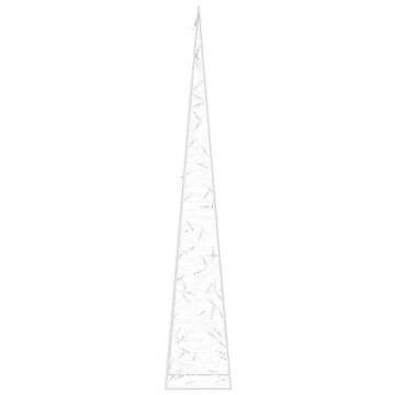 Acrylic LED Light Cone - Cold White, 120 cm | HipoMarket