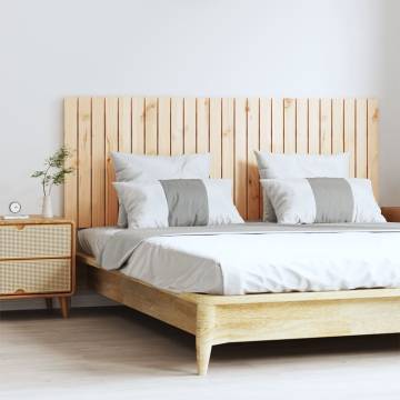 Elegant Solid Wood Pine Wall Headboard - 159.5x3x60 cm